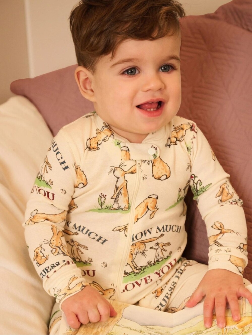 Books To Bed Guess How Much I Love You Baby Coverall Jumpsuit Size 18-24 Months